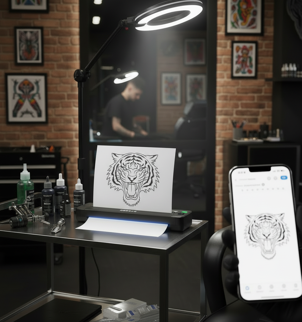 Descomplique Seus Decalques: O Guia Definitivo das Impressoras Térmicas para Tatuagem!